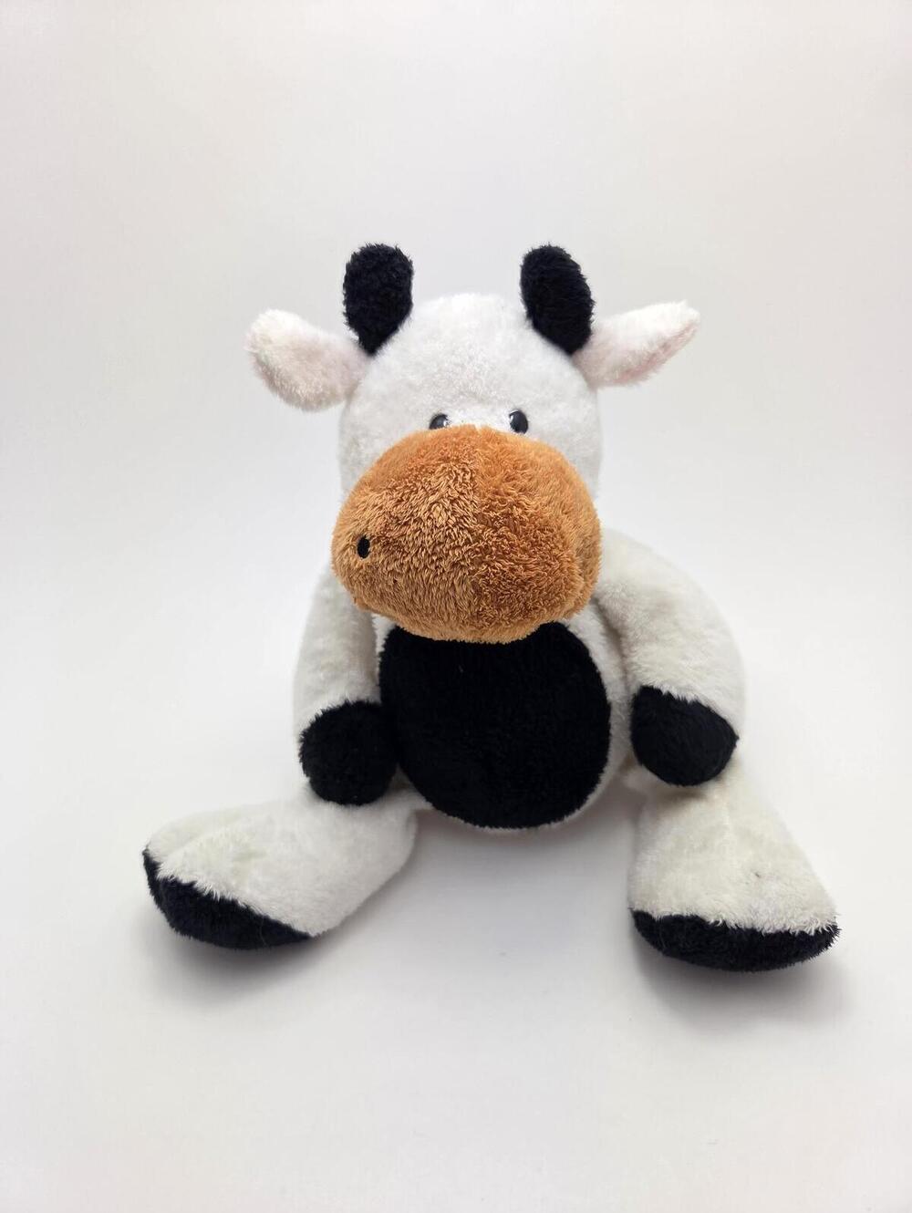 Ty Pluffies “Grazer” the Cow - No Hang Tag (10 inch)